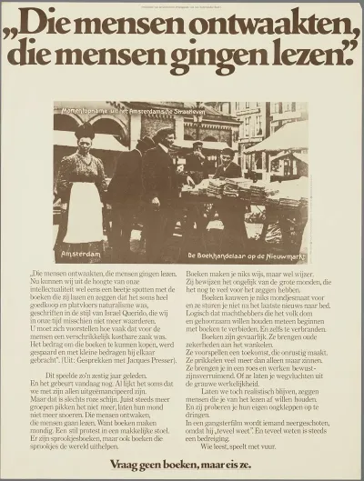 Die Mensen Ontwaakten Die Mensen Gingen Lezen