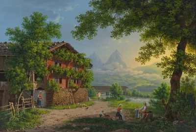 Die Muota Bruke Bei Schwytz