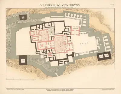 Die Oberburg Von Tiryns