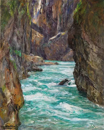 Die Partnachklamm Bei Partenkirchen