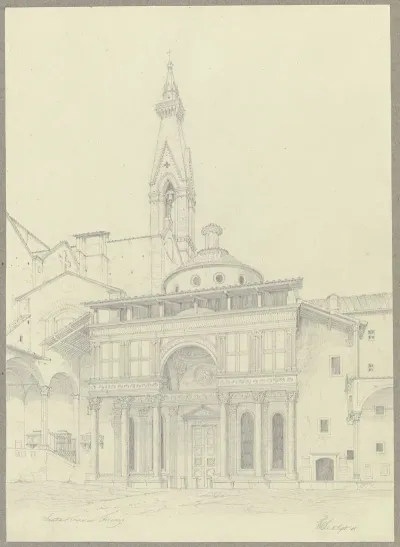 Die Pazzi Kapelle Bei Santa Croce In Florenz
