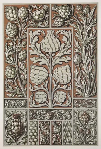 Die Pflanze In Kunst Und Gewerbe Pl 010