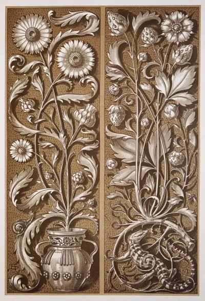 Die Pflanze In Kunst Und Gewerbe Pl 022