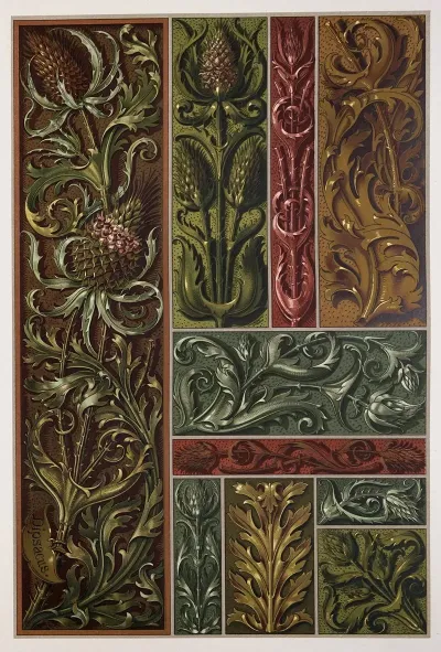 Die Pflanze In Kunst Und Gewerbe Pl 025