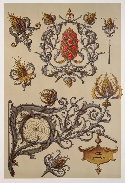Die Pflanze In Kunst Und Gewerbe Pl 026