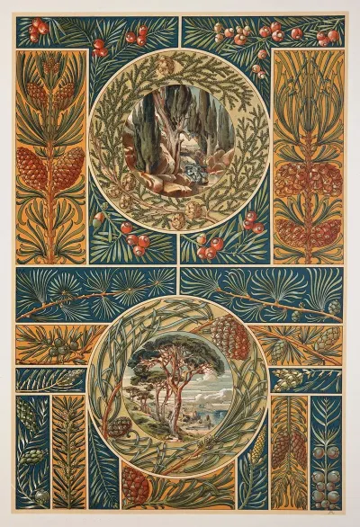 Die Pflanze In Kunst Und Gewerbe Pl 057