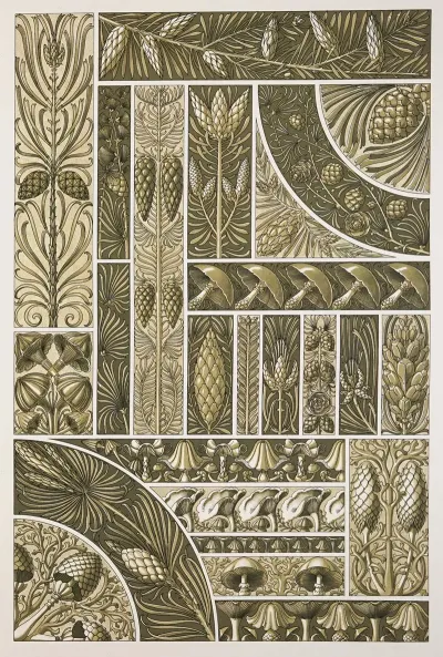 Die Pflanze In Kunst Und Gewerbe Pl 059