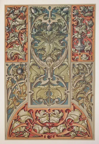 Die Pflanze In Kunst Und Gewerbe Pl 102