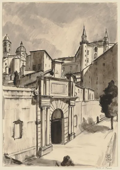 Die Porta Valbona In Urbino