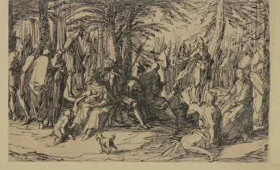Die Predigt Johannes Des Taufers Im Walde