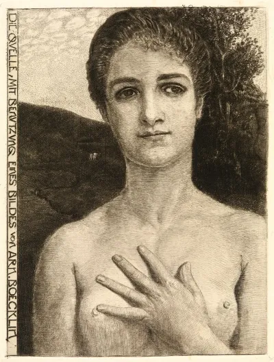 Die Quelle Nach Arnold Bocklin