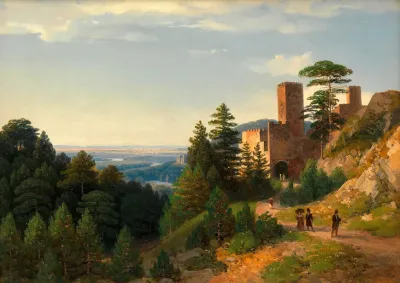 Die Ruine Rauhenstein Bei Baden