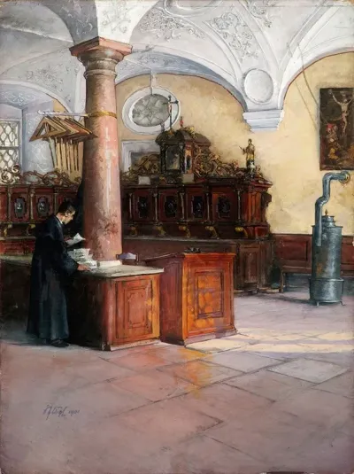 Die Sakristei Der Universitatskirche In Wien