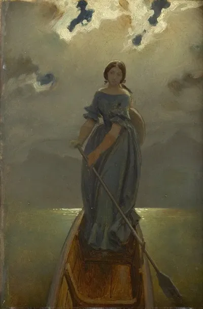 Die Schifferin Baronin Marie Spaun Am Gmundner See