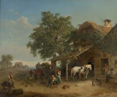 Die Schmiede An Der Heeresstrase Die Dorfschmiede