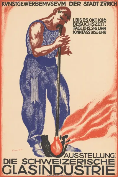 Die Schweizerische Glasindustrie Kunstgewerbemuseum Der Stadt Zurich