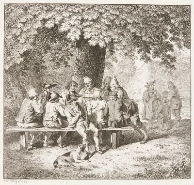 Die Sitzung Unter Der Linde