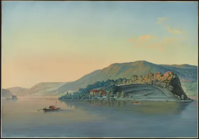 Die St Petersinsel Von Norden