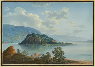 Die St Petersinsel Von Suden