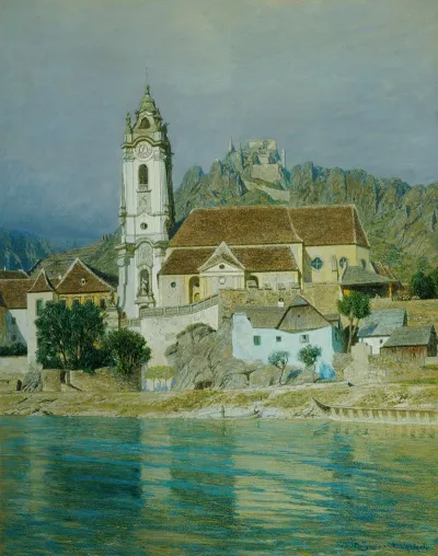 Die Stiftskirche In Durnstein