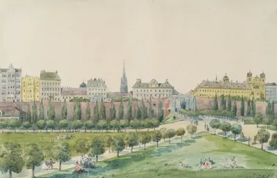 Die Stubenbastei Und Das Stubentor In Wien
