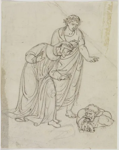Die Vaterlandsverrater Im Eis Graf Ugolino Und Erzbischof Ruggieri Sich Gegenseitig Zerfleischend Dante Inferno Canto 33 V 109