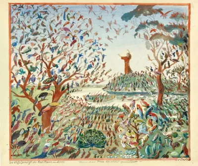 Die Vogelpredigt Des Heil Franz Von Assissi San Francis Sermon To The Birds