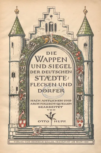 Die Wappen Und Siegel Der Deutschen Stadte Flecken Und Dorfer Pl 01