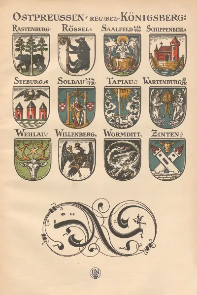 Die Wappen Und Siegel Der Deutschen Stadte Flecken Und Dorfer Pl 07