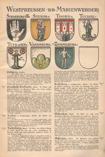 Die Wappen Und Siegel Der Deutschen Stadte Flecken Und Dorfer Pl 12