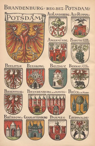 Die Wappen Und Siegel Der Deutschen Stadte Flecken Und Dorfer Pl 13