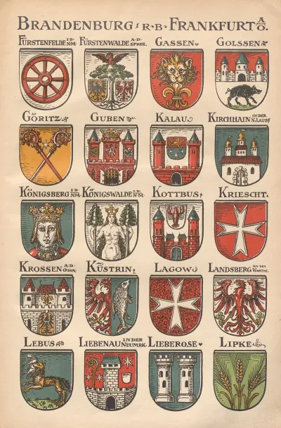Die Wappen Und Siegel Der Deutschen Stadte Flecken Und Dorfer Pl 18