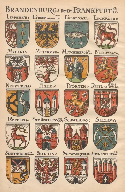 Die Wappen Und Siegel Der Deutschen Stadte Flecken Und Dorfer Pl 19