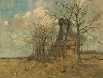 Die Wedeler Muhle Unter Baumen
