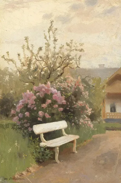 Die Weise Gartenbank
