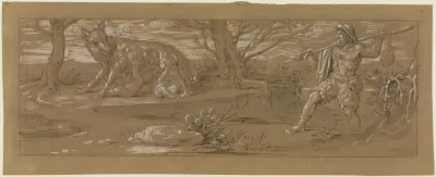 Die Wolfin Mit Romulus Und Remus