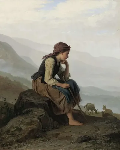 Die Ziegenhirtin The Little Goat Herder