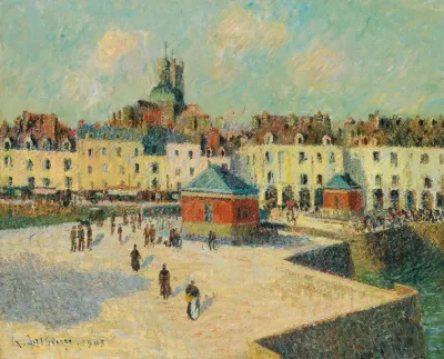 Dieppe Le Quai De Carenage