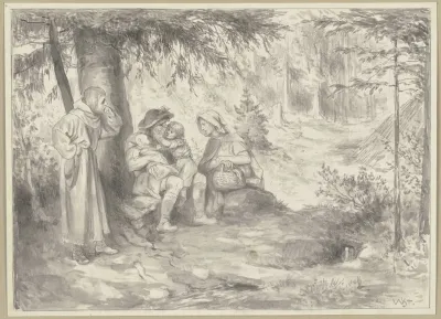 Diether Und Die Kohlerfamilie Im Walde