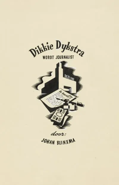 Dikkie Dijkstra Wordt Journalist Title Page
