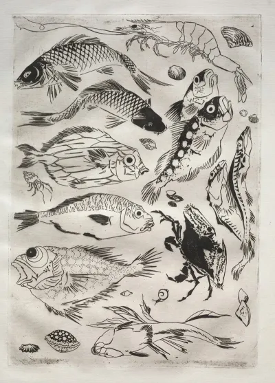 Dinner Service Rousseau Service Fish No 24