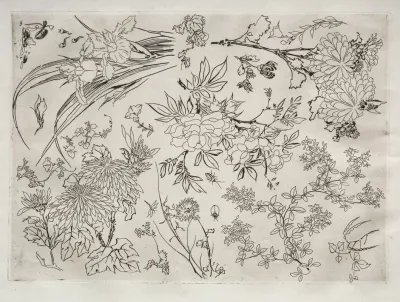Dinner Service Rousseau Service Flowers No 23