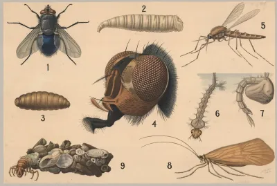 Diptera And Caddisfly