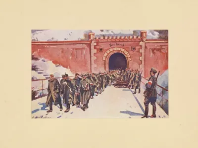 Disarming The Remaining German Army In The Poznan Forts