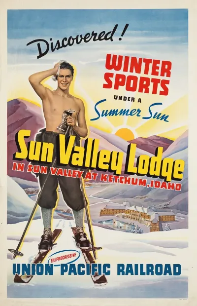 Discovered Winter Sports Under A Summer Sun Sun Valley Lodge In Sun Valley At Ketchum Idaho