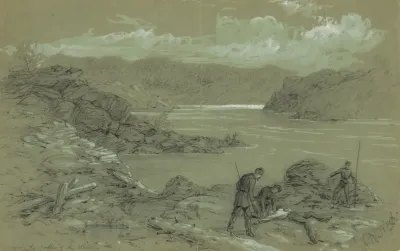 Discovering The Bodies Of The Slain In The Potomac River