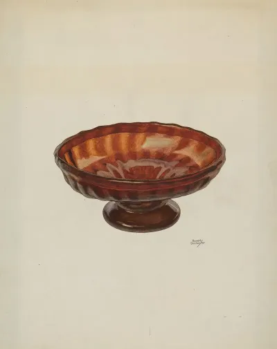Dish With Foot