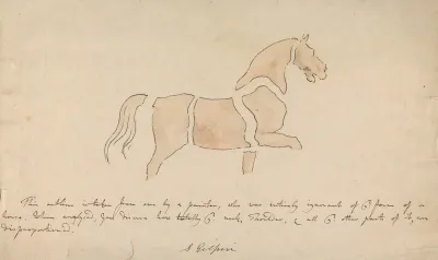 Disproportioned Horse Drawing