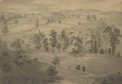 Distant View Of Boston