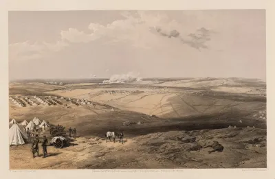 Distant View Of Lord Raglans Head Quarters Before Sebastopol